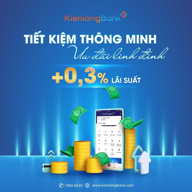 Khách hàng nữ được cộng tối đa thêm 0,3% lãi suất khi tham gia gửi tiết kiệm với kỳ hạn trên 6 tháng. Ảnh: KBS