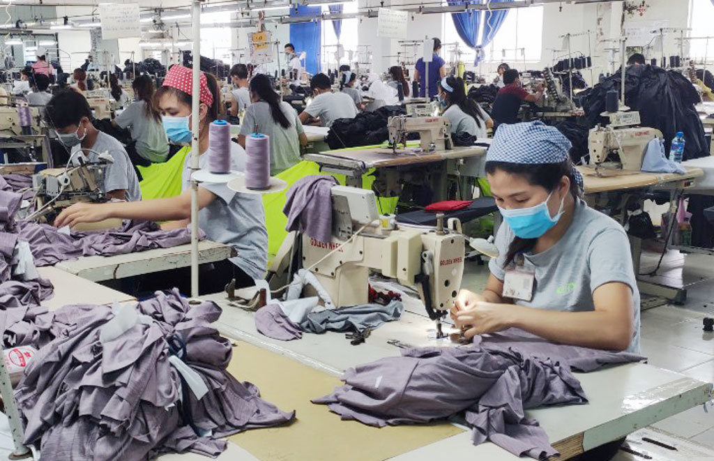 Ước có khoảng 80% doanh nghiệp trên địa bàn tỉnh Long An đã hoạt động trở lại. Ảnh: Phạm Ngân