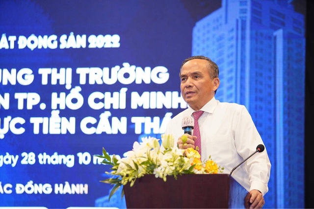 Ông Lê Hoàng Châu, Chủ tịch Hiệp hội Bất động sản TP. Hồ Chí Minh. Ảnh: LT