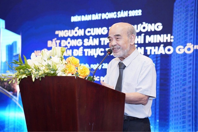 GS. Đặng Hùng Võ - Nguyên Thứ trưởng Bộ Tài nguyên và Môi trườn. Ảnh: LT