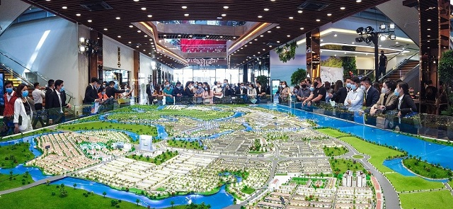 Khu đô thị sinh thái thông minh Aqua City ngày càng hấp dẫn nhà đầu tư với sự thay đổi diện mạo không ngừng chỉ sau 2 năm ra mắt. Ảnh: NVL.