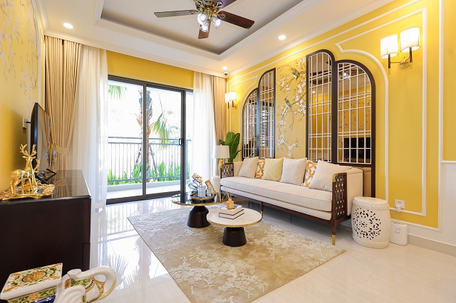 Căn hộ ngập tràn ánh sáng tại Hanoi Melody Residences. Ảnh: HTN