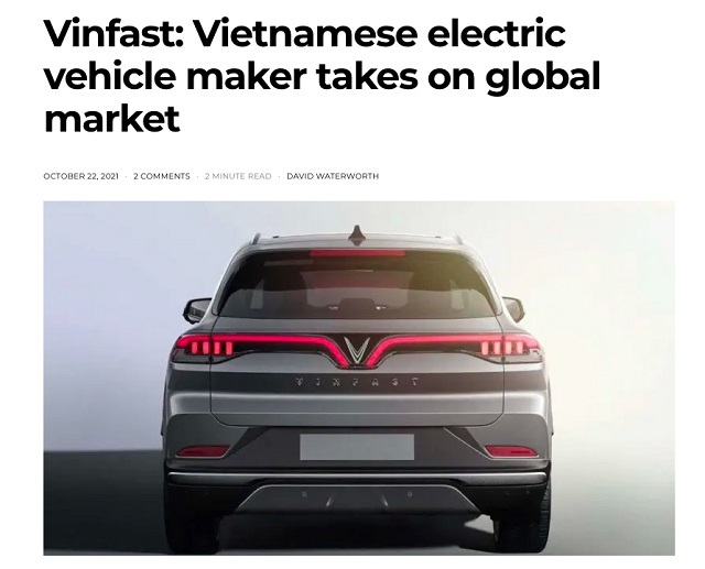 Hai mẫu xe VF e35 v&agrave; VF e36 hướng tới thị trường quốc tế. Ảnh: VIC
