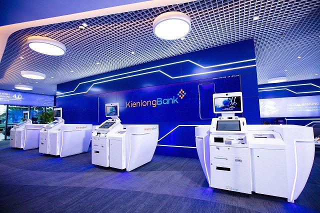 Hệ thống máy STM - Hạt nhân cốt lõi trong quá trình chuyển đổi số của KienlongBank. Ảnh: KBS