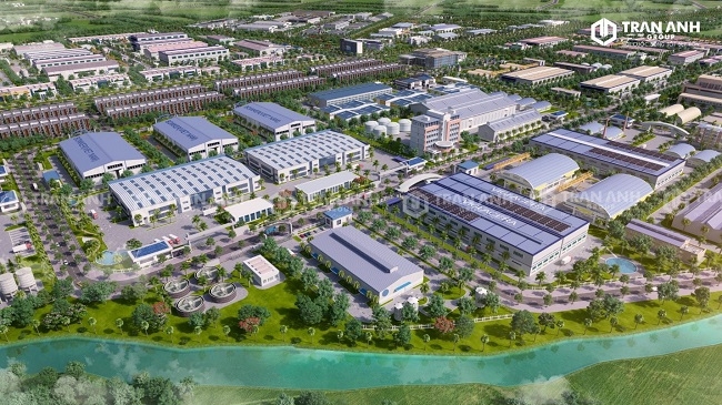 Khu công nghiệp Trần Anh Tân Phú tại tỉnh Long An. Ảnh: Đức Thiện