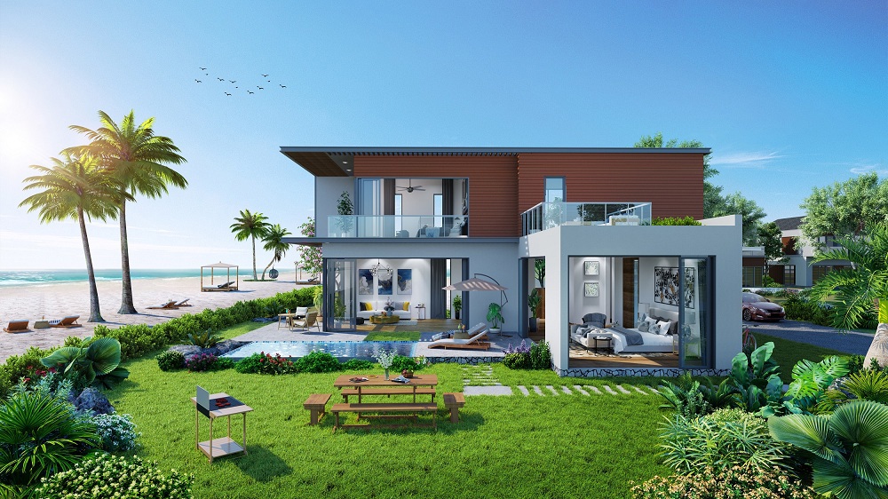 Biệt thự biển “phiên bản giới hạn” The Tropicana - NovaWorld Ho Tram. Ảnh: Novaland