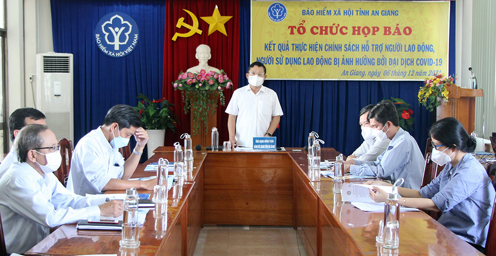 Bảo hiểm xã hội An Giang mong muốn các cơ quan báo chí luôn đồng hành với các chính sách an sinh xã hội, để chính sách sớm đi vào cuộc sống. Ảnh: Hạnh Châu