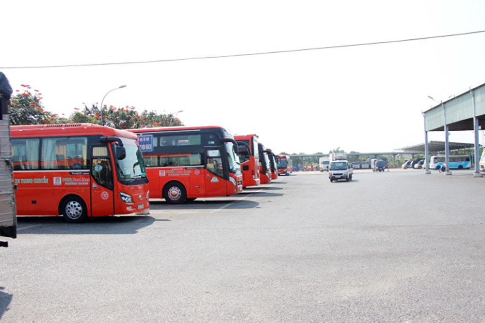 An Giang bố trí 1.785 xe vận tải hành khách Tết năm 2022. Ảnh: Hạnh Châu