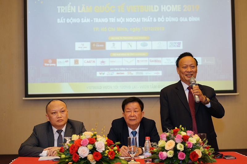 Đại diện Ban tổ chức tại buổi họp báo ngày 12/12/2019. Ảnh VB