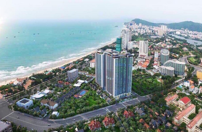 Phối cảnh dự án Vũng Tàu Pearl cao 33 tầng. Ảnh HT