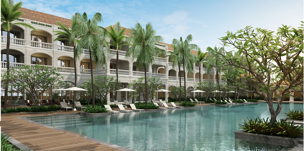Khu nghỉ dưỡng Aqua City Resort by fusion sang trọng và đẳng cấp tại đô thị sinh thái Aqua City. Ảnh: NVL