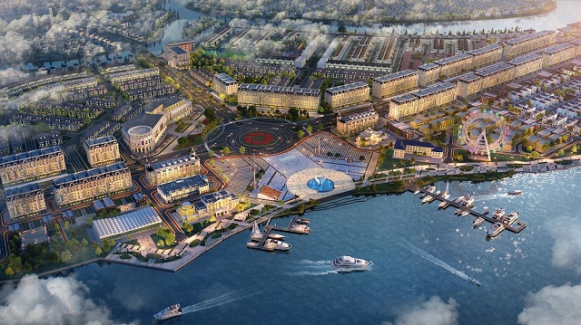 Aqua City Resort by fusion c&agrave;ng đắt gi&aacute; hơn khi tọa lạc tại đ&ocirc; thị sinh th&aacute;i th&ocirc;ng minh Aqua Cit. Ảnh: NVL