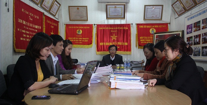 Thanh tra tại thuế tại trụ sở Người nộp thuế. ảnh Financeplus.vn