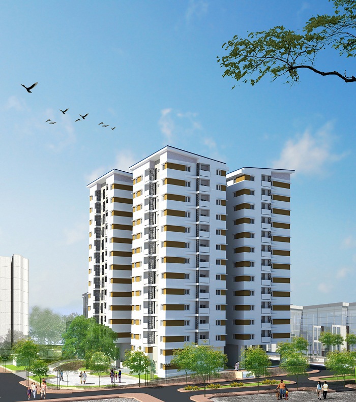 Phối cảnh dự án Chung cư TDH – Phước Long. Nguồn Thuduchouse