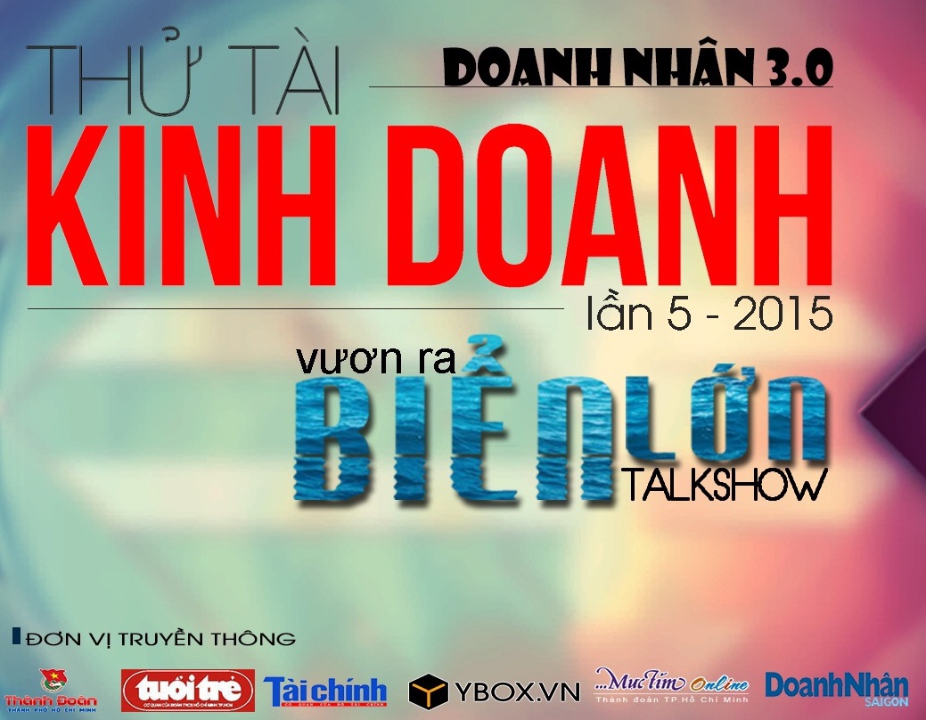 Banner của buổi đối thoại “ Vươn ra biển lớn”