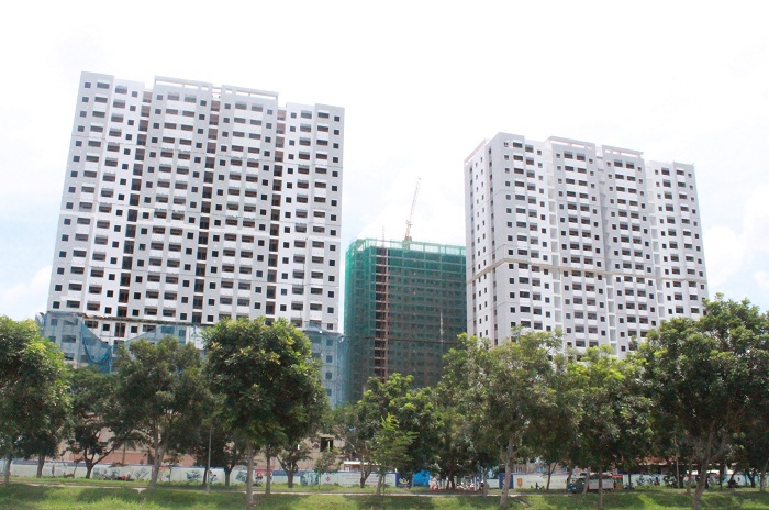 HQC Plaza đang hoàn thiện để giao cho khách hàng đúng tiến độ quý IV/2015. Ảnh FinancePlus.vn