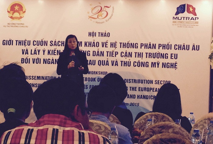Hướng tiếp cận thị trường châu Âu với ngành gỗ, thủ công mỹ nghệ và rau quả. Ảnh: Ái Vân