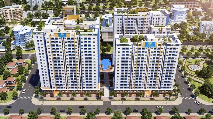 Phối cảnh dự án nhà ở xã hội HQC Nha Trang