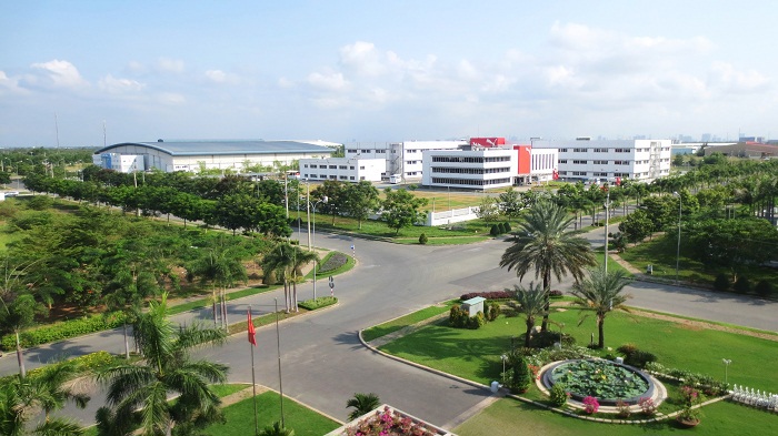 Một góc khu công nghiệp của tỉnh Long An. Ảnh Financeplus.vn