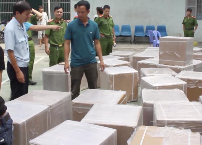 Lô thuốc bị bắt giữ. Ảnh HQ