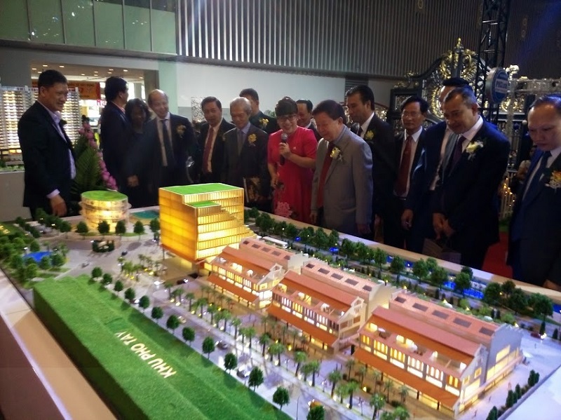 Tập đoàn Phúc Khang tham gia triển lãm Vietbuild 2016 tại TP. Hồ Chí Minh. Ảnh: Hữu Thông