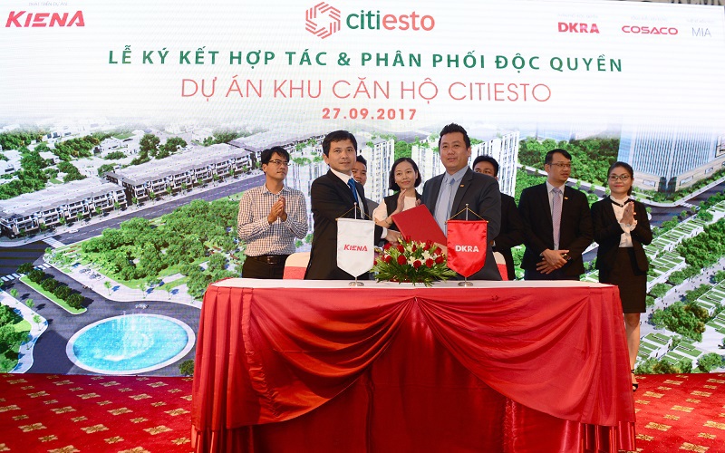 Lễ Ký kết hợp tác giữa Kiến Á Group và DKRA Vietnam. Nguồn DKRA