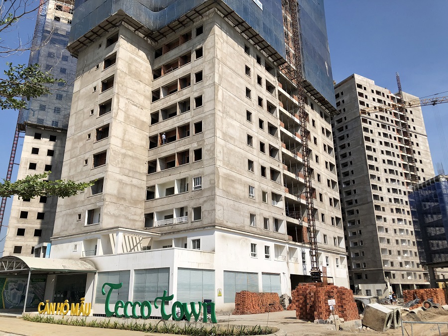 Dự án Tecco Town luôn đảm bảo về mặt tiến độ. Ảnh TS