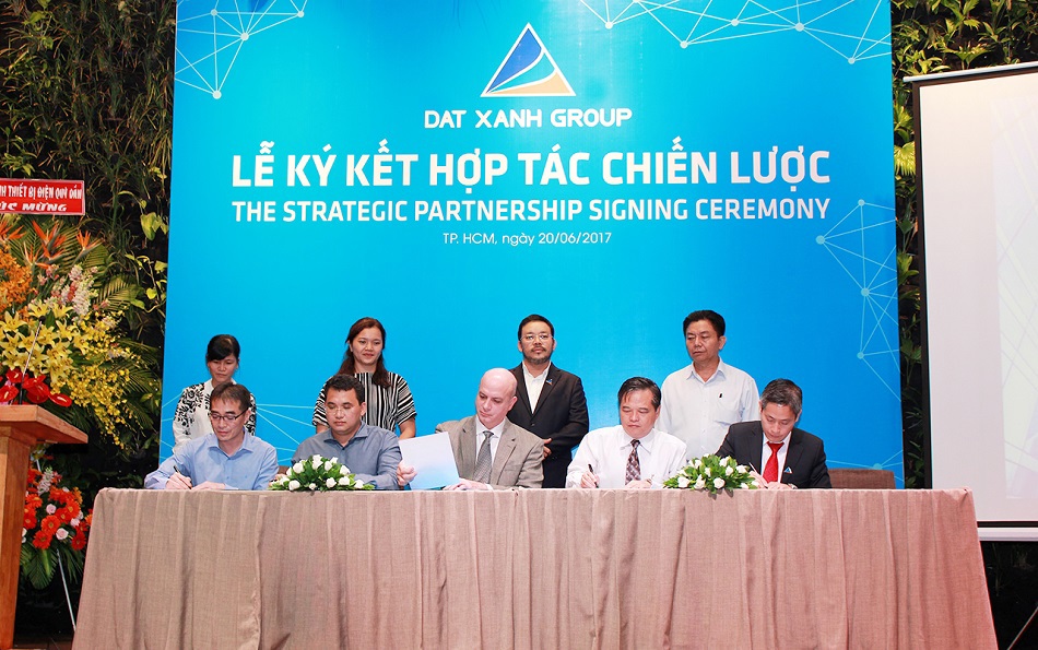 Tính đến 31/12/2017, tổng nguồn vốn kinh doanh của Đất Xanh đã tăng lên mức 10.264 tỷ đồng. Ảnh DXG