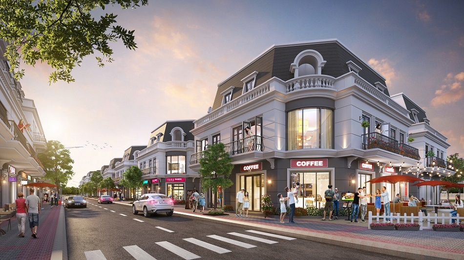 Biệt thự thương mại Shop - Villa tại dự án Vincom Shophouse Cà Mau.