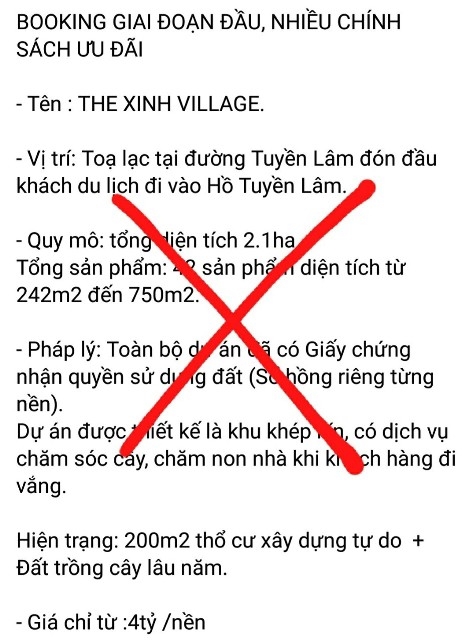 Đề phòng mất tiền với dự án “ma” rao bán trên mạng - Ảnh 1