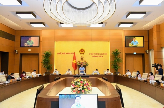 Quang cảnh phiên họp. Ảnh: VPQH.