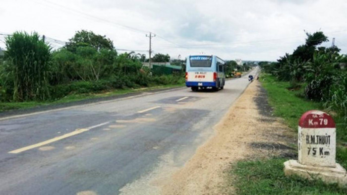 Một đoạn QL26 qua tỉnh Đắk Lắk. Ảnh minh họa