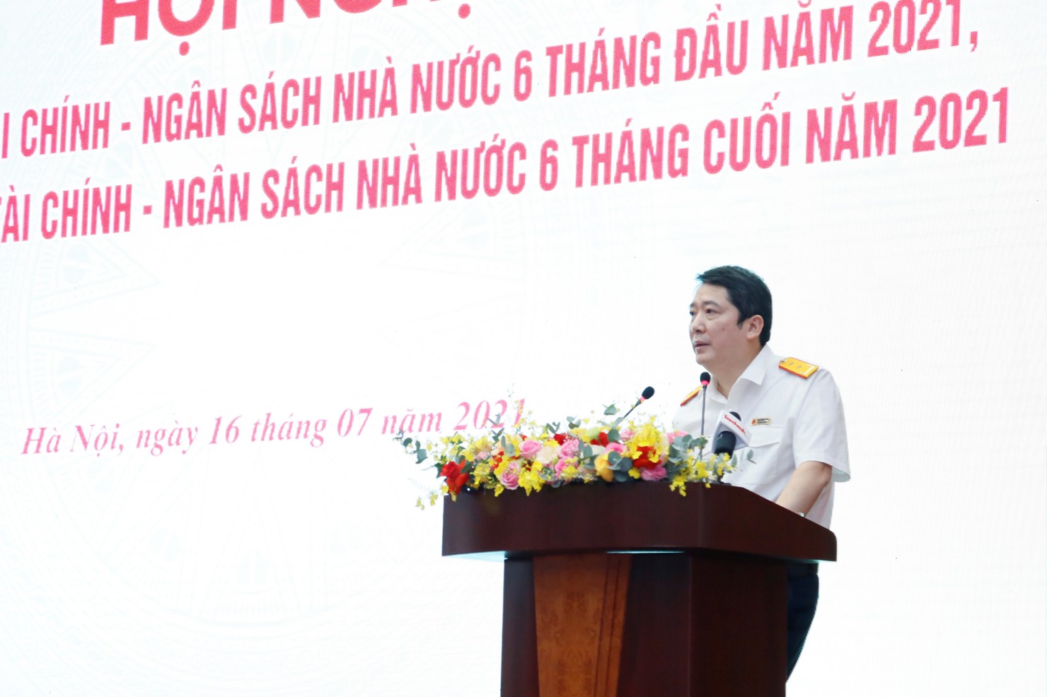 5. Tổng Cục trưởng Tổng cục Thuế Cao Anh Tuấn phát biểu tham luận tại Hội nghị