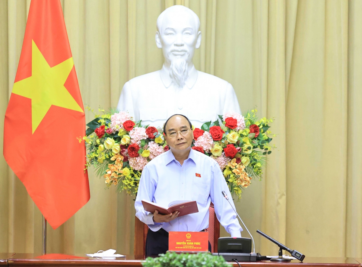 Chủ tịch nước Nguyễn Xuân Phúc: Các bộ, ngành, địa phương cần tiếp tục hỗ trợ các Hội tổ chức các hoạt động tri ân người có công. Ảnh: VGP