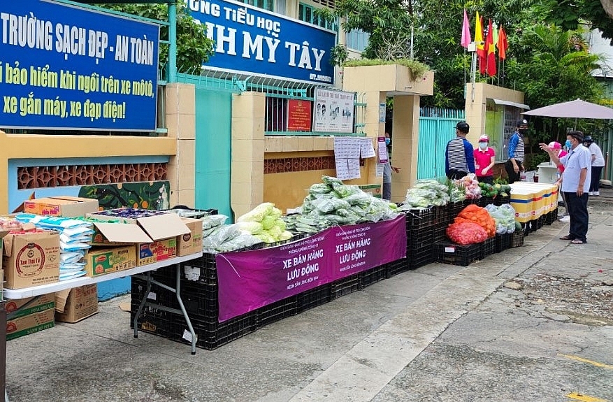 Điểm bán hàng lưu động tại TP. Hồ Chí Minh. Ảnh: Sở Công Thương TP. Hồ Chí Minh