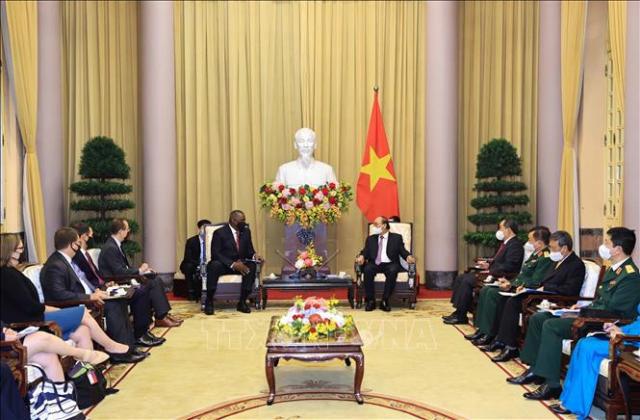 Quang cảnh buổi tiếp. Ảnh: TTXVN