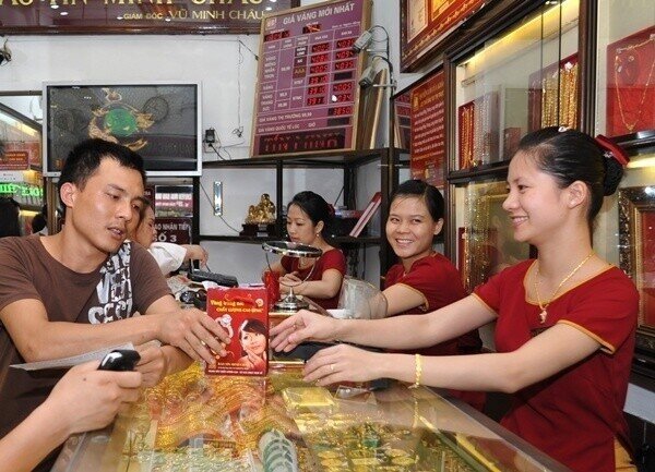 Thị trường vàng trong nước chưa thoát khỏi cảnh ảm đạm. Ảnh minh hoạ