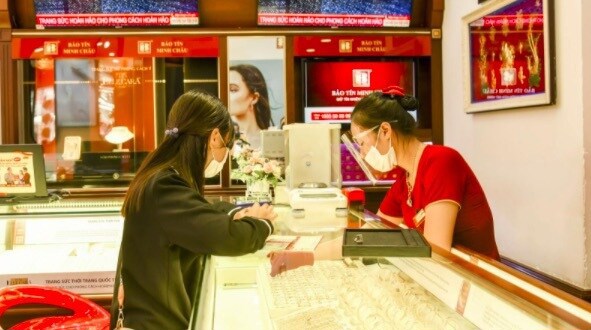 Vàng trong nước đang thiết lập mặt bằng giá mới (Ảnh minh hoạ)