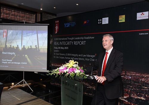 Ông Mark Billington - Giám đốc ICAEW khu vực Đông Nam Á chia sẻ về các vấn đề liên quan đến đạo đức nghề nghiệp người làm kế toán.