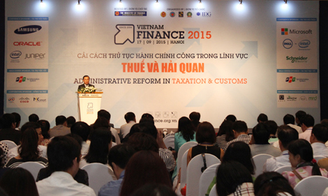 Trong năm 2015, Bộ Tài chính tiếp tục triển khai quyết liệt công tác cải cách thủ tục hành chính với mục tiêu tạo thuận lợi nhất cho doanh nghiệp, người nộp thuế