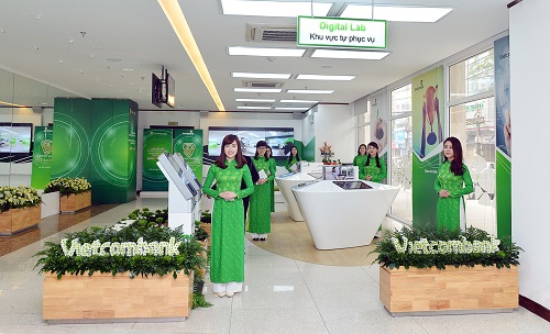 Không gian giao dịch Vietcombank Digital Lab