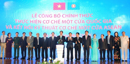 Lễ công bố chính thức thực hiện Cơ chế một cửa quốc gia (NSW) và kết nối kỹ thuật Cơ chế một cửa Asean (ngày 08/9/2015)
