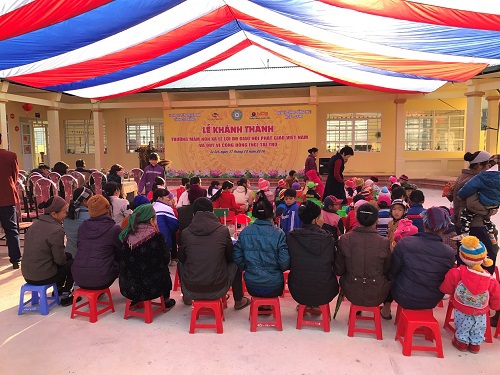 NCB đã ủng hộ hơn 2 tỷ đồng xây dựng trường cho các em dân tộc thiểu số tại đây