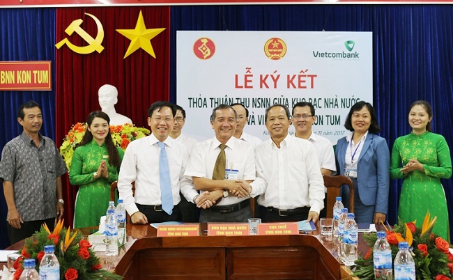 Đại diện các bên tại Lễ ký kết thỏa thuận phối hợp thu NSNN
