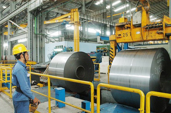 Sản xuất thép cuộn tại tỉnh Bà Rịa - Vũng Tàu.