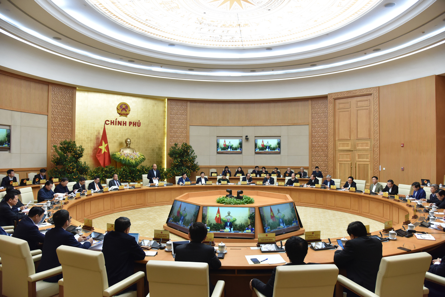 Quang cảnh phiên họp Chính phủ.