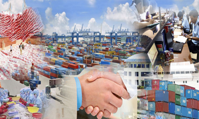 So với cùng kỳ năm 2019, trị giá xuất khẩu của cả nước tăng 34% và trị giá nhập khẩu tăng 26%.