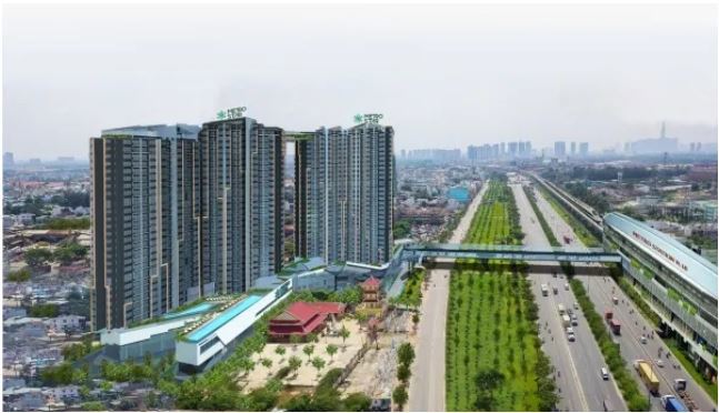 Shophouse Metro Star có cầu bộ hành kết nối trực tiếp với ga Metro 10.