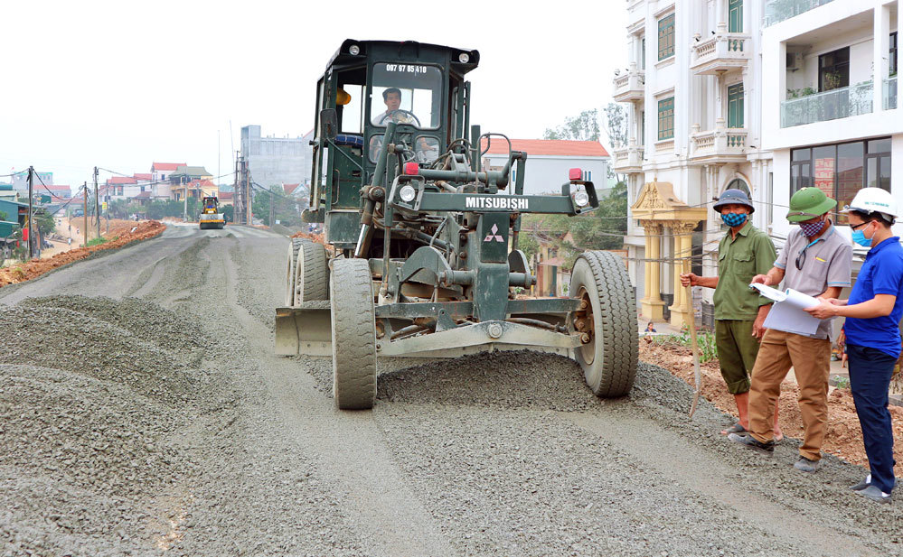 Huyện Hoài Đức phấn đấu trong tháng 6/2020 sẽ hoàn thành dự án nâng cấp tuyến đê tả Đáy, vượt kế hoạch 6 tháng.