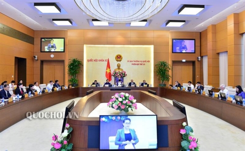 Phiên họp 33 Uỷ ban Thường vụ Quốc hội.